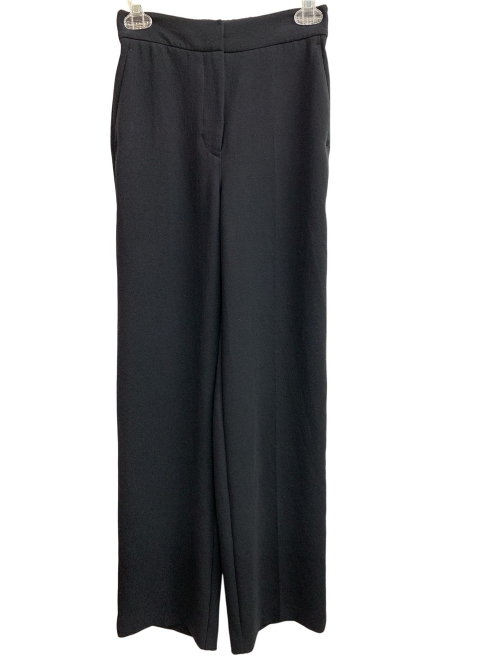 Aritzia Black High-Waist Wide-Leg Trousers Size XS